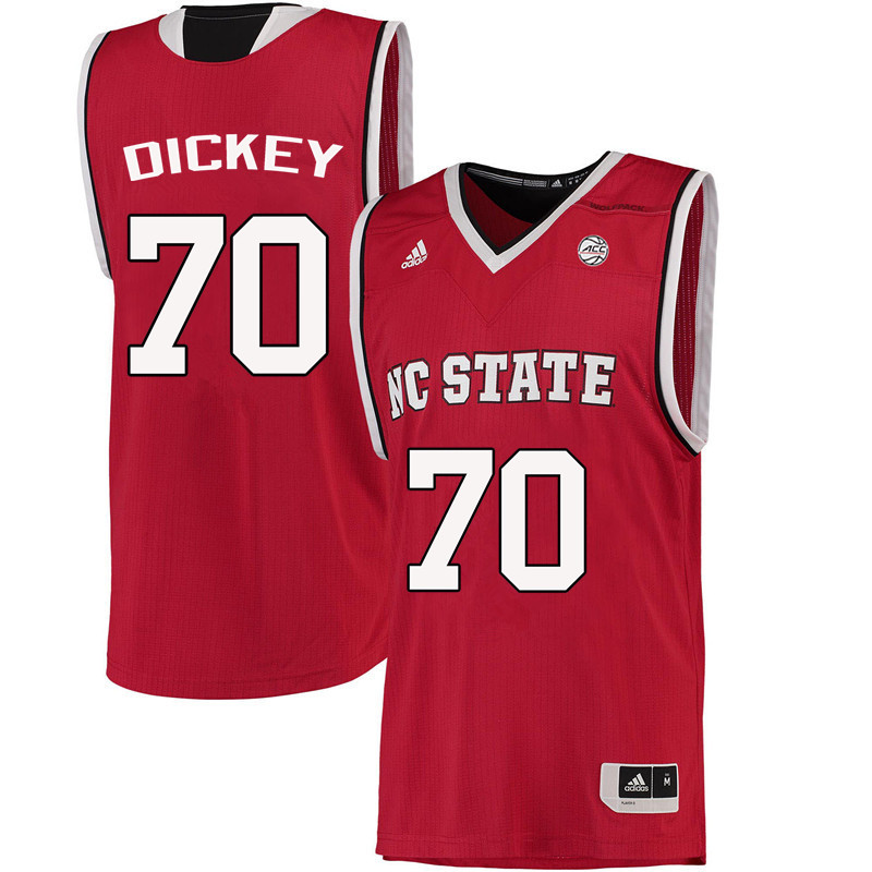Men NC State Wolfpack #70 Dick Dickey College Basketball Jerseys-Red
